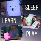 Gifts DC5V Remote Control Silicone LED Night Light 700mAh Portable Night Lights